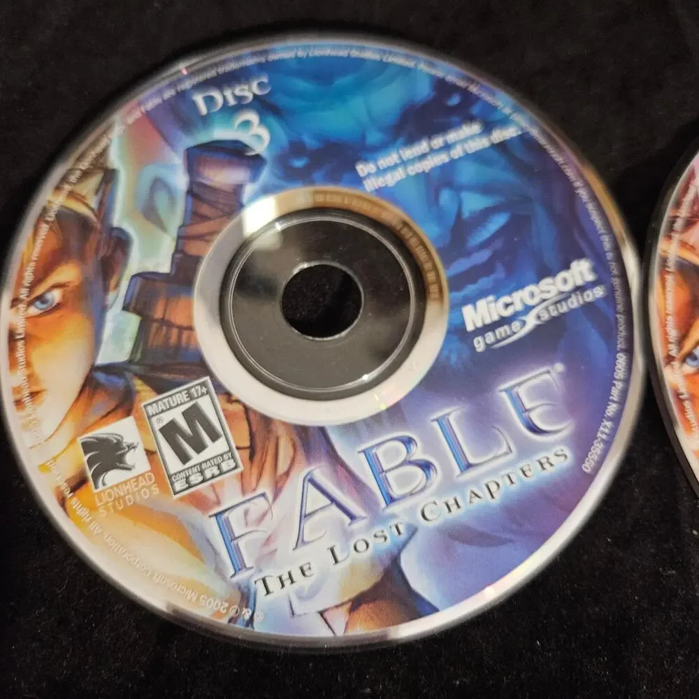 Fable All 4 Disc set PC CD-Rom
